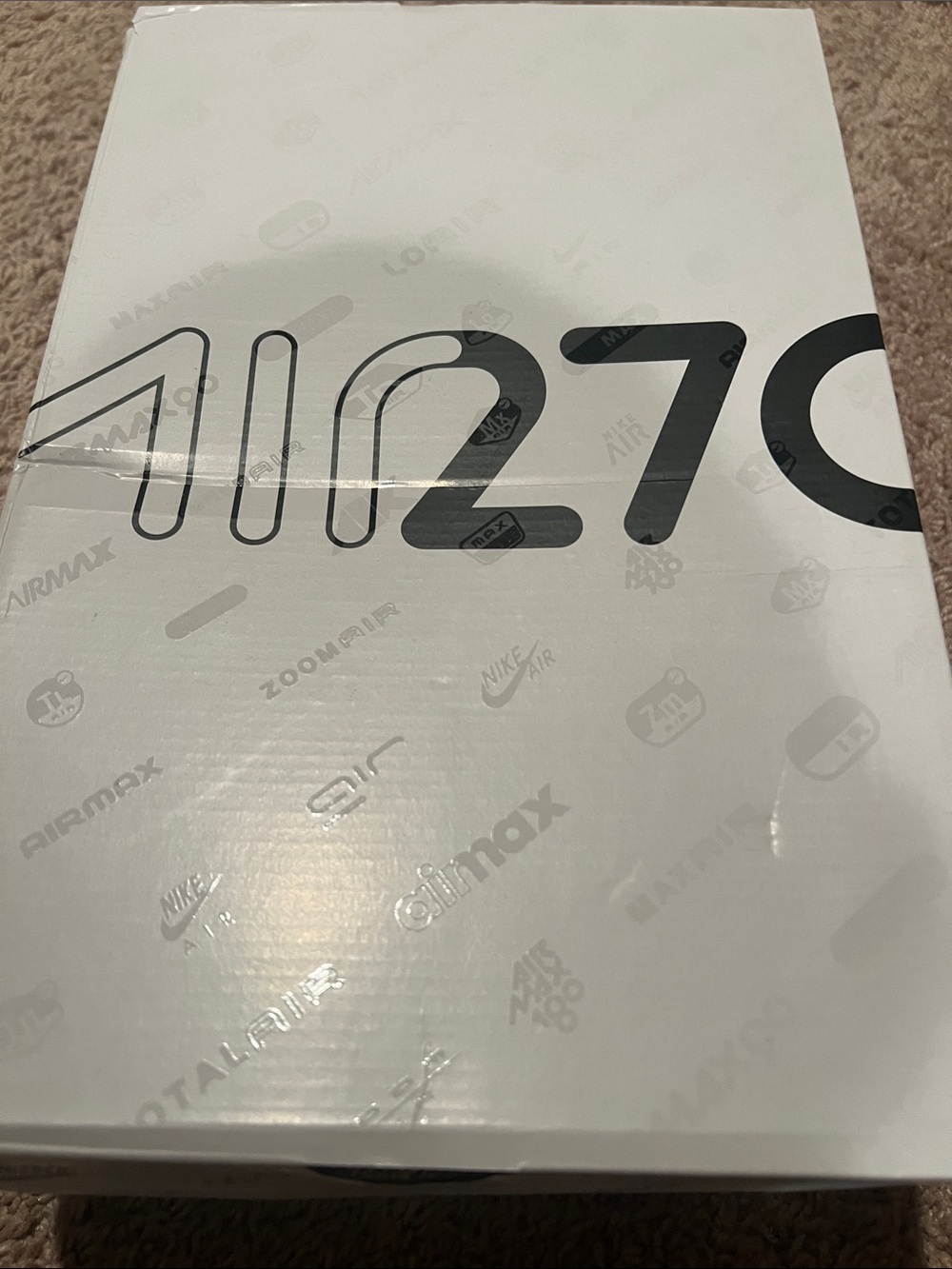 Nike Air Max 270 Black/White Men's Running Shoes - Picture 8 of 9